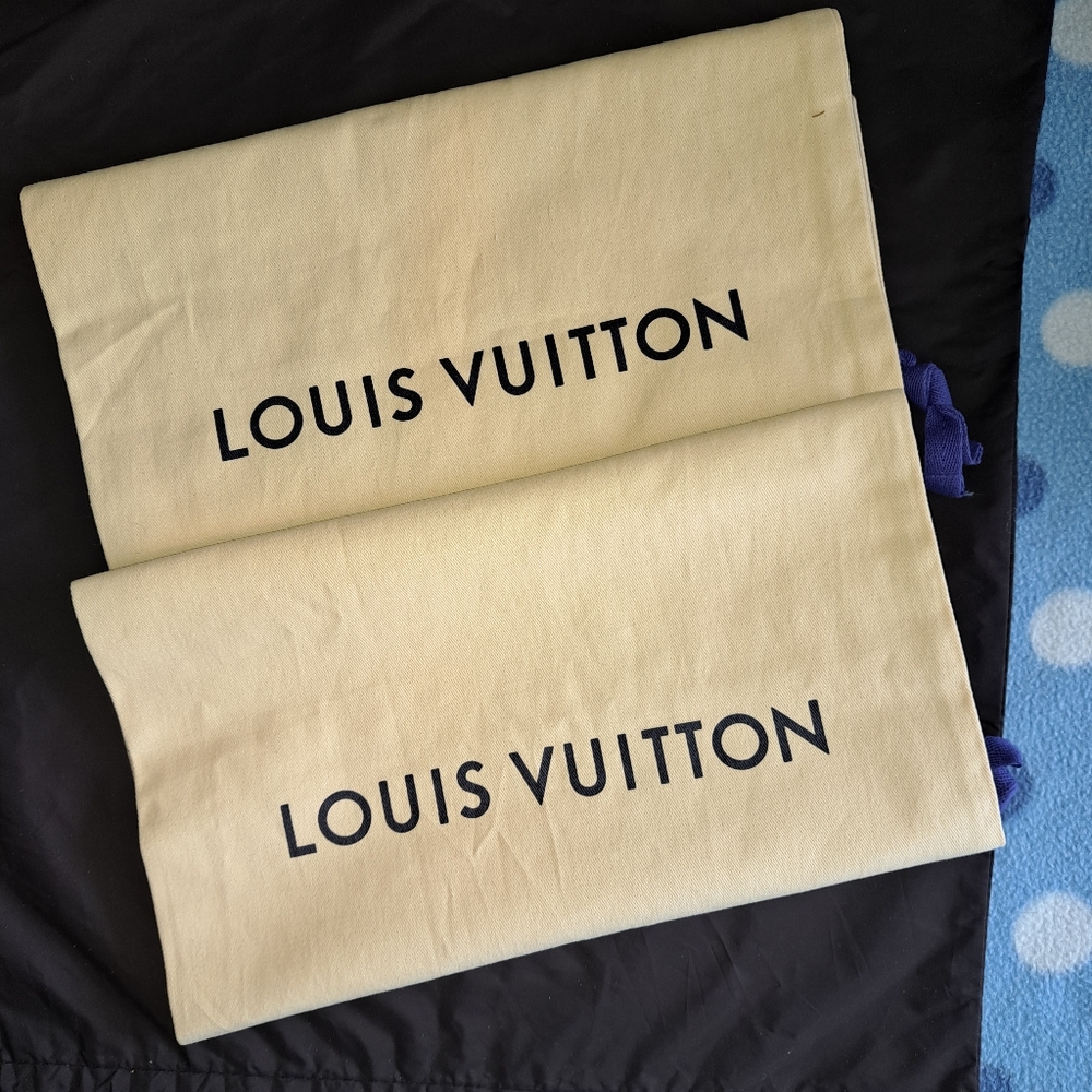 Pair of large Louis Vuitton Dust Bags